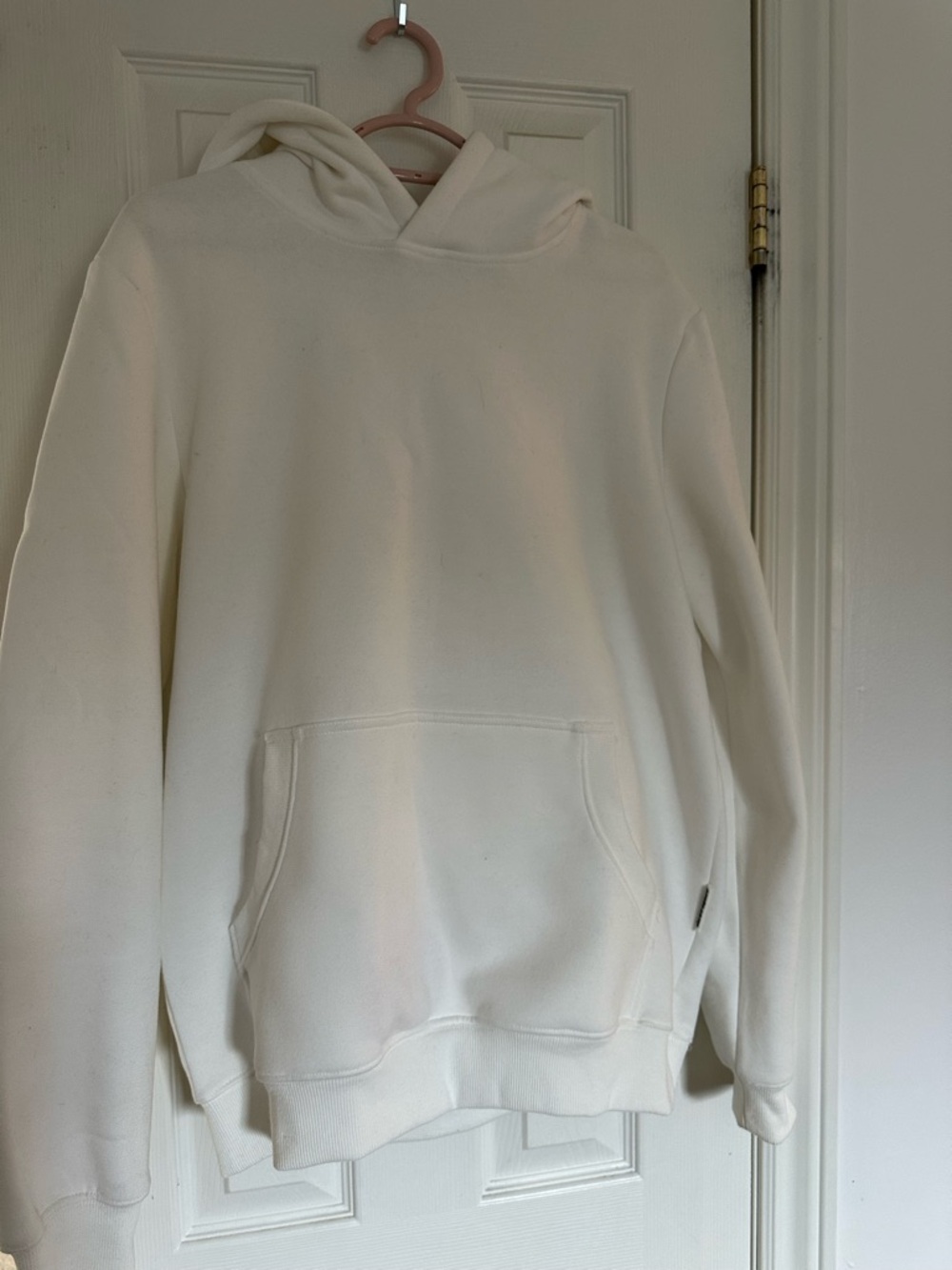 Woman’s Cream Pullover Hoodie tracksuit set